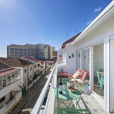 Ocean Sunset Terrace W Ac, By Timecooler Costa da Caparica