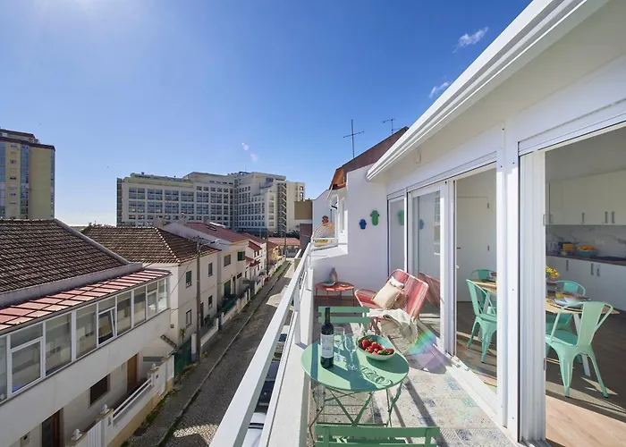 Ocean Sunset Terrace W Ac, By Timecooler Costa da Caparica
