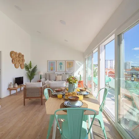 Ocean Sunset Terrace W Ac, By Timecooler Apartmán Costa de Caparica